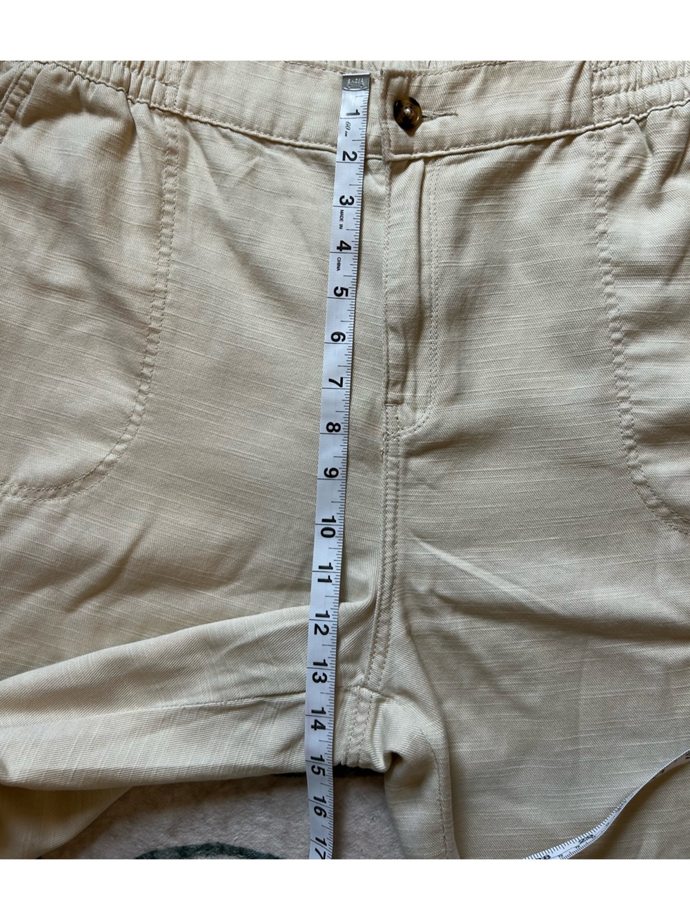 Wonderly Ivory Lyocell & Cotton Cargo Pants - Picture 5 of 9